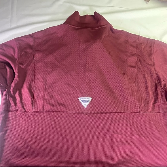 Texas A&M Men's L Columbia PFG Maroon Polo Shirt - Picture 7 of 9